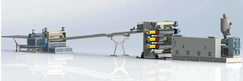 1500 mm линия за коекструзия на ABS плочи