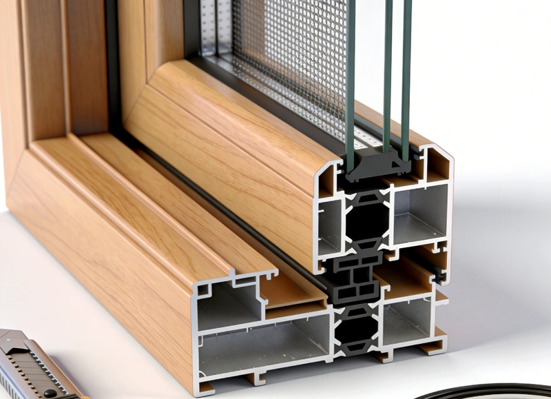 ABS машина за екструдиране на профили за прозорци и врати