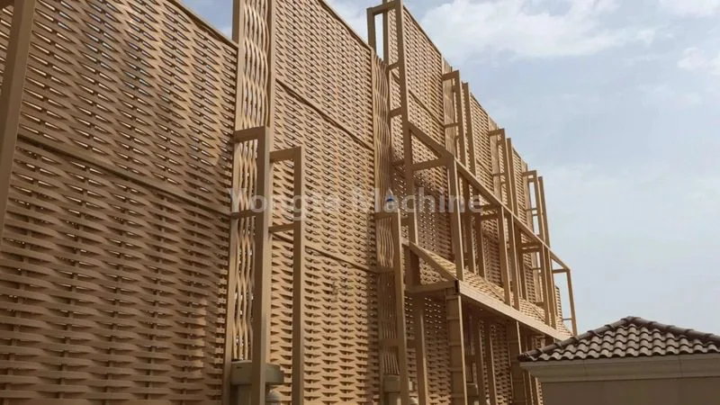 Plastic Lumber Extrusion Machine for Qatar Customer