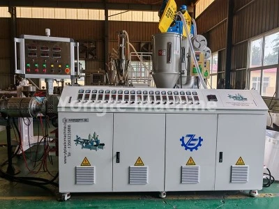 PP corrugated pipe machine